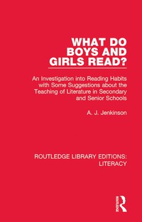 Titelbild: What do Boys and Girls Read? 1st edition 9780815373902
