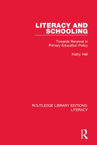 Cover image: Literacy and Schooling 1st edition 9780815372837