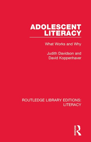 Imagen de portada: Adolescent Literacy 1st edition 9780815372745