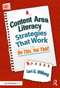 Omslagafbeelding: Content Area Literacy Strategies That Work 1st edition 9780815375036