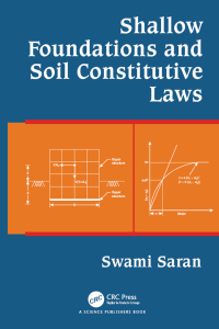 Imagen de portada: Shallow Foundations and Soil Constitutive Laws 1st edition 9780367781613