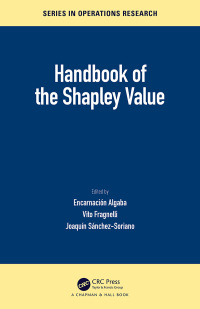 Cover image: Handbook of the Shapley Value 1st edition 9780815374688