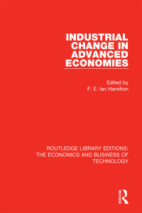 Cover image: Industrial Change in Advanced Economies 1st edition 9780815374664