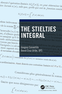 Cover image: The Stieltjes Integral 1st edition 9780815374008