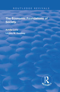 Cover image: Economic Foundations of Society 1st edition 9780815375340
