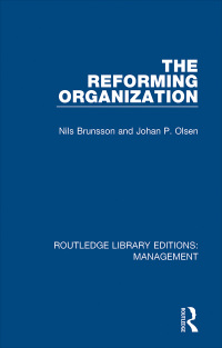 Imagen de portada: The Reforming Organization 1st edition 9780815369509