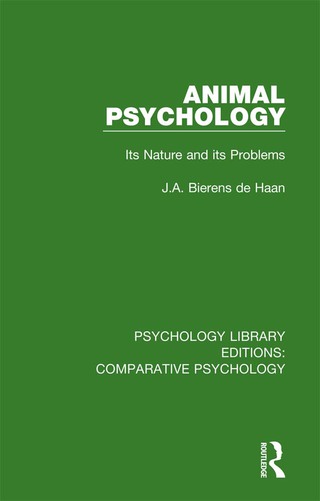 Cover image: Animal Psychology 1st edition 9780815369363