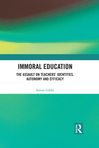 Cover image: Immoral Education 1st edition 9780815368366