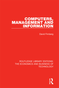 Imagen de portada: Computers, Management and Information 1st edition 9780815368298