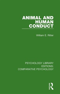 Cover image: Animal and Human Conduct 1st edition 9780815367475