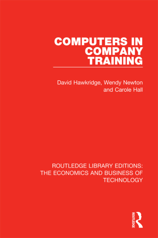 Imagen de portada: Computers in Company Training 1st edition 9780815367291