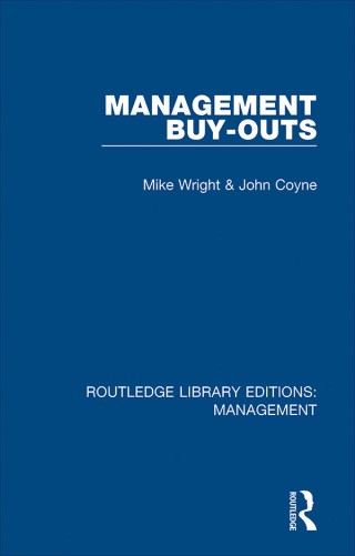 Imagen de portada: Management Buy-Outs 1st edition 9780815365853