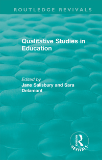 Cover image: Qualitative Studies in Education (1995) 1st edition 9780815365754