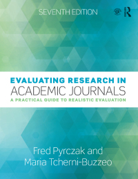 Cover image: Evaluating Research in Academic Journals 7th edition 9780815365686