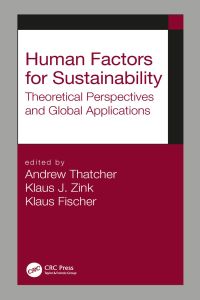 Imagen de portada: Human Factors for Sustainability 1st edition 9781138576575