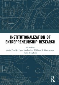 Cover image: Institutionalization of Entrepreneurship Research 1st edition 9780367519193