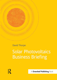 Cover image: Solar Photovoltaics Business Briefing 1st edition 9781909293038