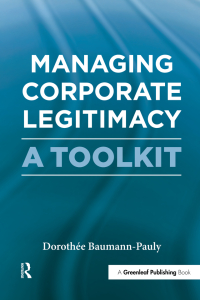 Imagen de portada: Managing Corporate Legitimacy 1st edition 9781906093945