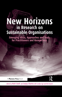 Cover image: New Horizons in Research on Sustainable Organisations 1st edition 9781874719779