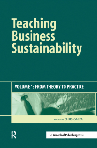 Imagen de portada: Teaching Business Sustainability 1st edition 9781874719540
