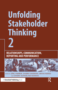 Titelbild: Unfolding Stakeholder Thinking 2 1st edition 9781874719533