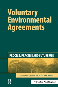 Cover image: Voluntary Environmental Agreements 1st edition 9781874719410