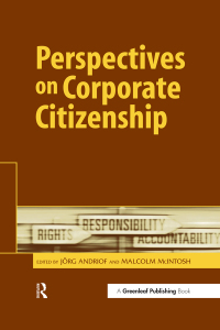 Cover image: Perspectives on Corporate Citizenship 1st edition 9781874719397