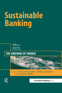 Cover image: Sustainable Banking 1st edition 9781874719380