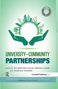 Cover image: Sustainable Solutions: University–Community Partnerships 1st edition 9781783535705