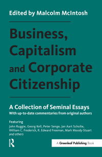 Cover image: Business, Capitalism and Corporate Citizenship 1st edition 9781783534982