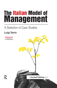 Cover image: The Italian Model of Management 1st edition 9781783534289