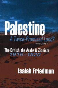 Cover image: Palestine: A Twice-Promised Land? 1st edition 9781138512924