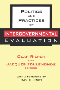 Cover image: Politics and Practices of Intergovernmental Evaluation 1st edition 9781560002567