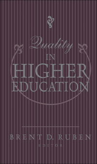 Cover image: Quality in Higher Education 1st edition 9781138513853