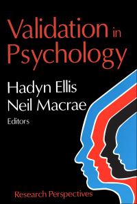 Titelbild: Validation in Psychology 1st edition 9781138540217