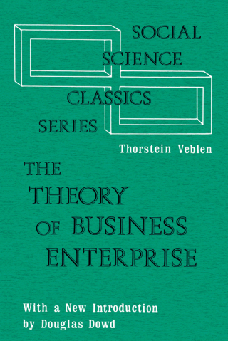 Cover image: The Theory of Business Enterprise 1st edition 9780878556991