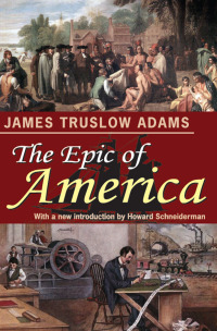 Cover image: The Epic of America 1st edition 9781138535480
