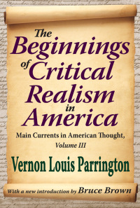 Cover image: The Beginnings of Critical Realism in America 1st edition 9781412851640