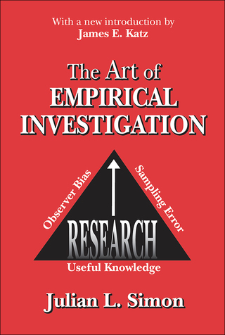 Imagen de portada: The Art of Empirical Investigation 1st edition 9781138534322