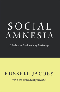 Cover image: Social Amnesia 1st edition 9781560008927