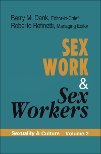 Cover image: Sex Work and Sex Workers 1st edition 9780765804914