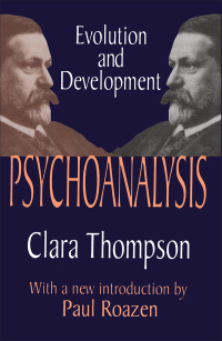 Omslagafbeelding: Psychoanalysis 1st edition 9780765809674