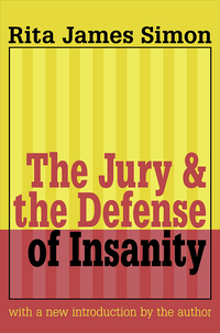 Imagen de portada: Jury and the Defense of Insanity 1st edition 9781138526709