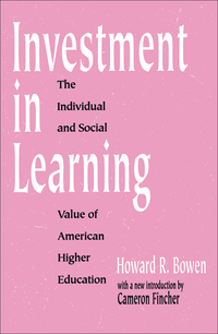 Cover image: Investment in Learning 1st edition 9781138526402