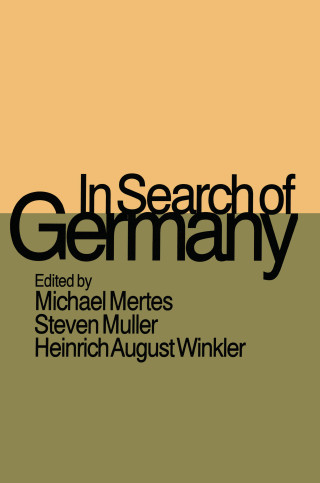Imagen de portada: In Search of Germany 1st edition 9781138525924
