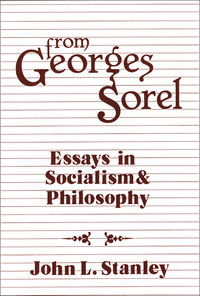 Imagen de portada: From Georges Sorel 1st edition 9780887386541