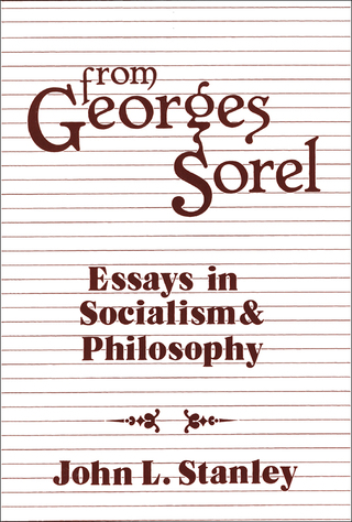 Cover image: From Georges Sorel 1st edition 9780887386541