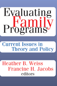 Immagine di copertina: Evaluating Family Programs 1st edition 9780202362151