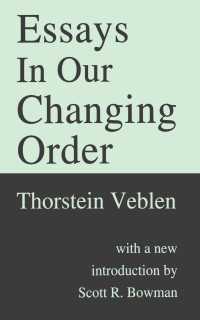 Cover image: Essays in Our Changing Order 1st edition 9781560009641