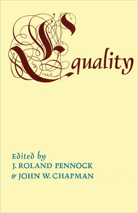 Cover image: Equality 1st edition 9781138522930